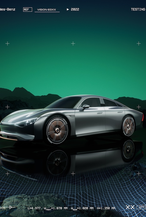 مرسيدس تكشف عن سيارة Vision EQXX الاختبارية