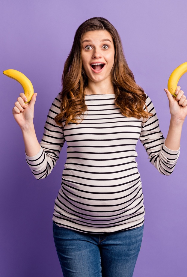 هل الموز يزيد من وزن الجنين