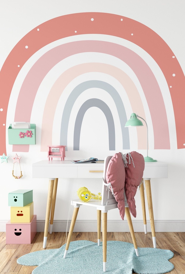 ورق جدران رائع خلفية لمكتب أطفالك