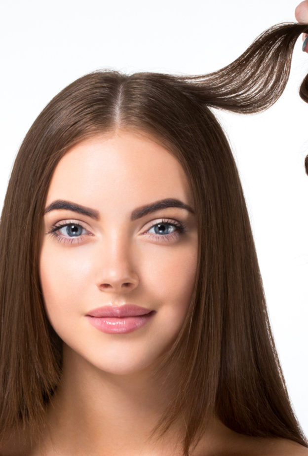 العناية بالشعر بعد ازالة الخصل المستعارة