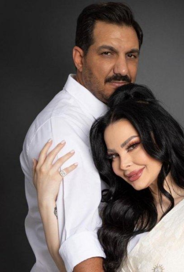 دينا كرزون وزوجها