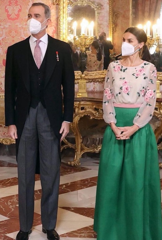 ملك وملكة إسبانيا يستضيفان حفلا لممثلي البعثات الدبلوماسية 