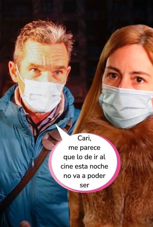 زوج انفانتا صوفيا يعلق على نشر صور له بصحبة امرأة أخرى