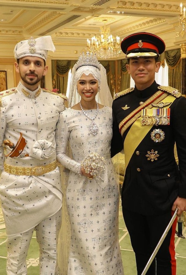 زواج ابنة السلطان حسن البلقية في حفل زفاف ملكي فاخر