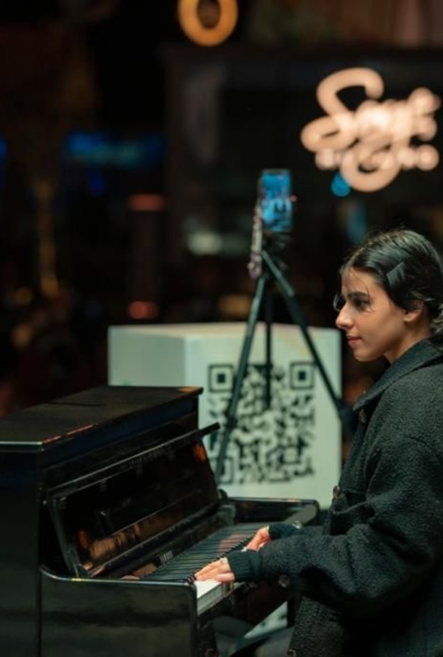 في بوليفارد رياض سيتي.. عازفون ناشئون يستلهمون أنغام الطرب من أم كلثوم وعبدالحليم