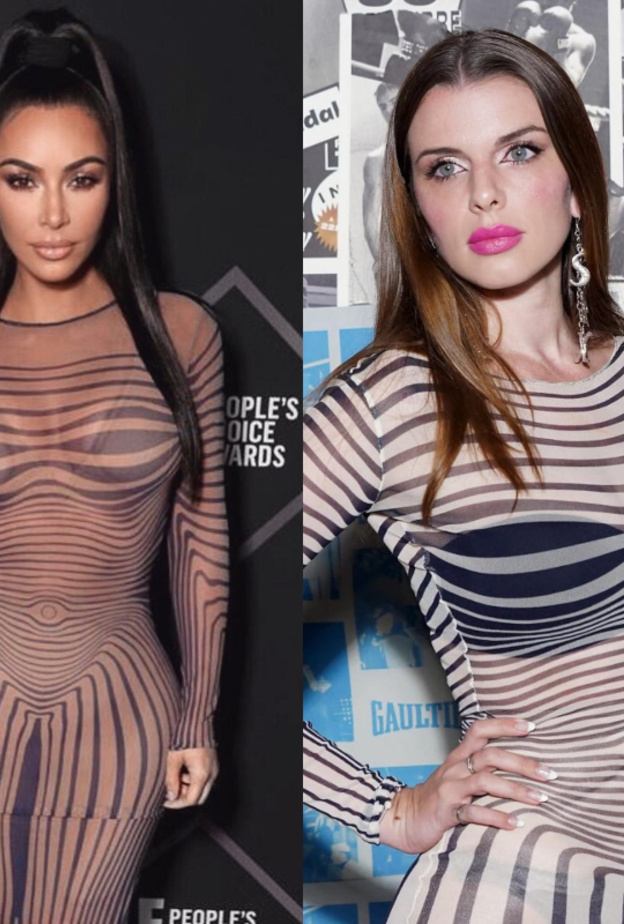 جوليا فوكس وكيم كارداشيان