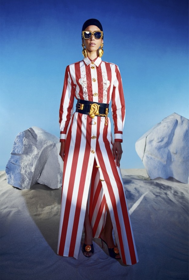 موضة الأزياء المقلمة اليومية أحدث صيحات ربيع 2022