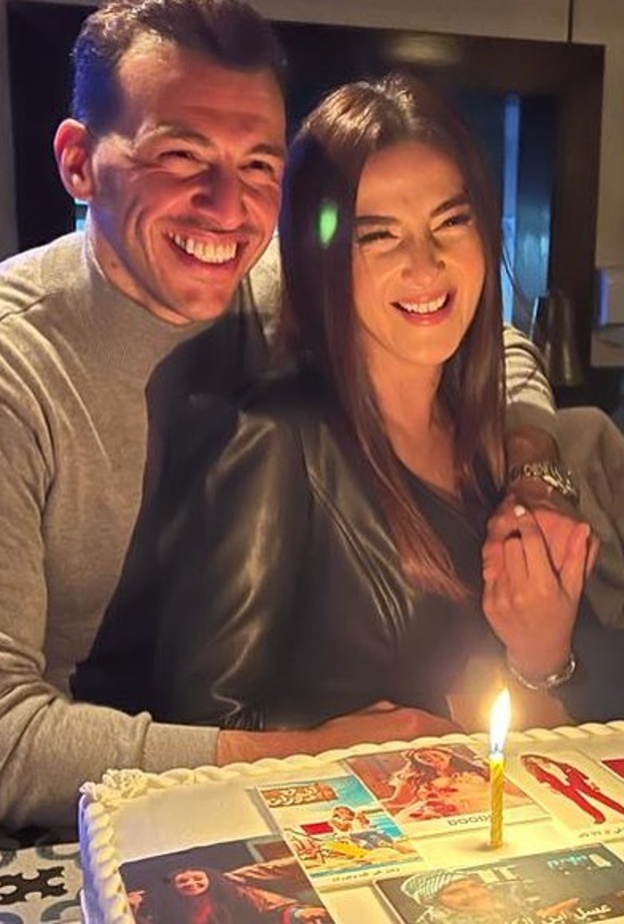 زوج دنيا سمير غانم يفاجئها بالإحتفال بعيد ميلادها