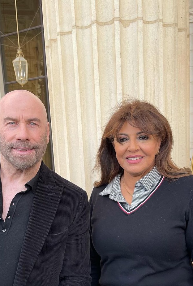 هالة صدقي وجون ترافولتا