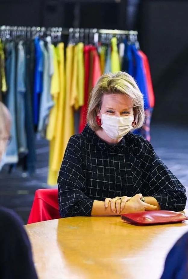 الملكة ماتيلد تزور مدرسة للفنون الاستعراضية في بروكسيل