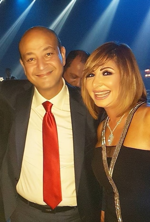 لميس الحديدي وعمرو اديب