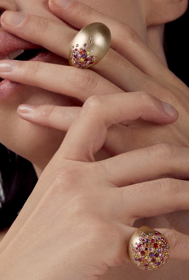 أروع الخواتم المرصعة بالياقوت متعدد الألوان لإطلالة يومية جذابة