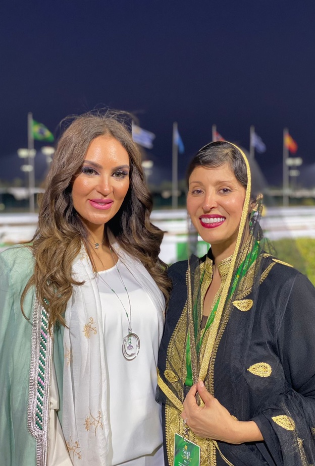 الأميرة نورة الفيصل ومصممة المجوهرات خلود عرب