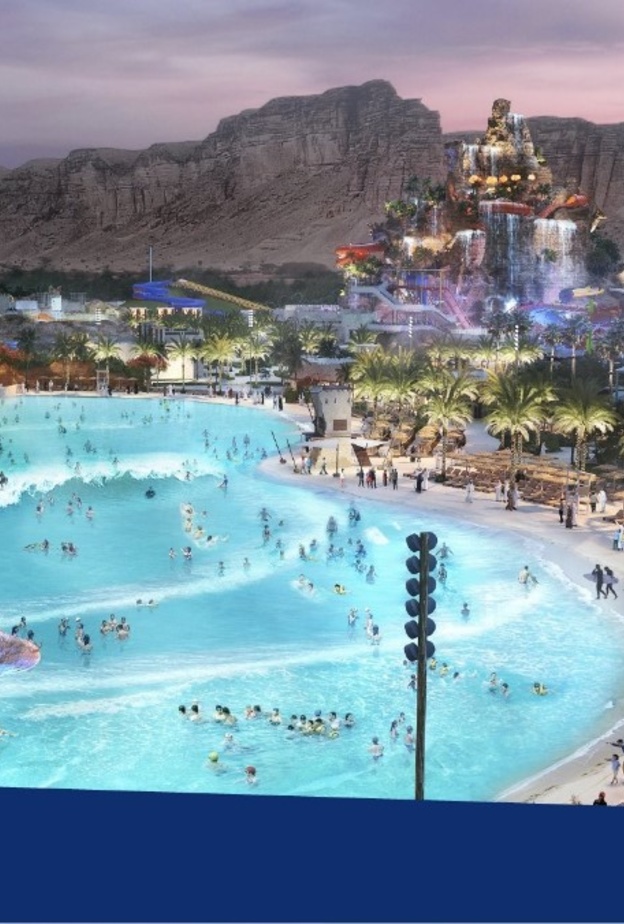 "القدية" تحتضن إنشاء أول منتزه ترفيهي للألعاب المائية في المملكة والأكبر في المنطقة