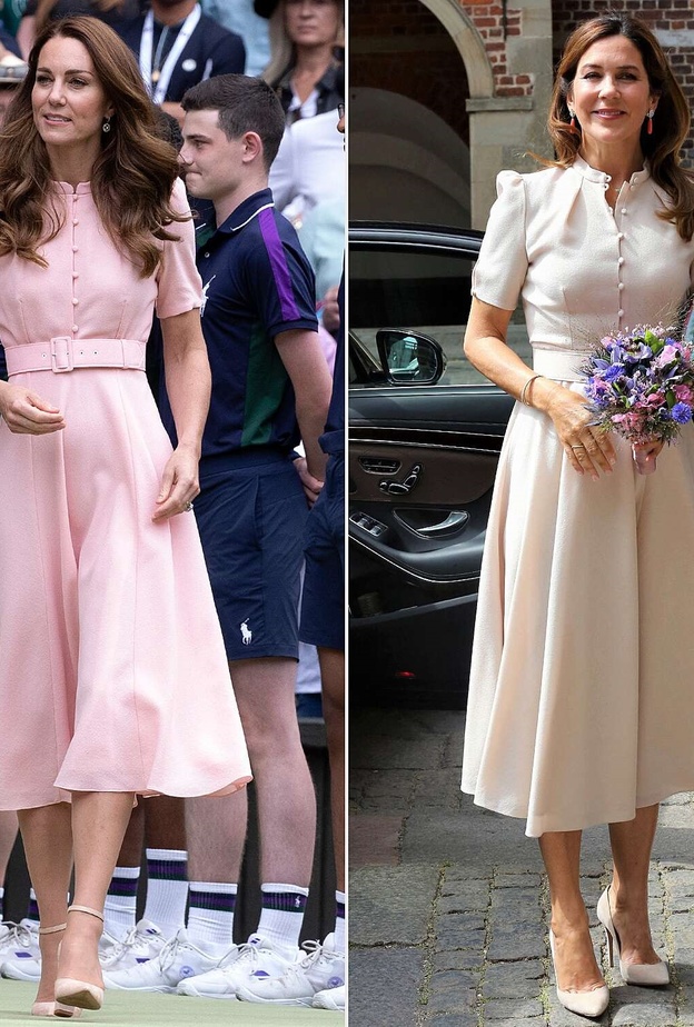 تألقت كل من كيت وماري بفستان Beulah London