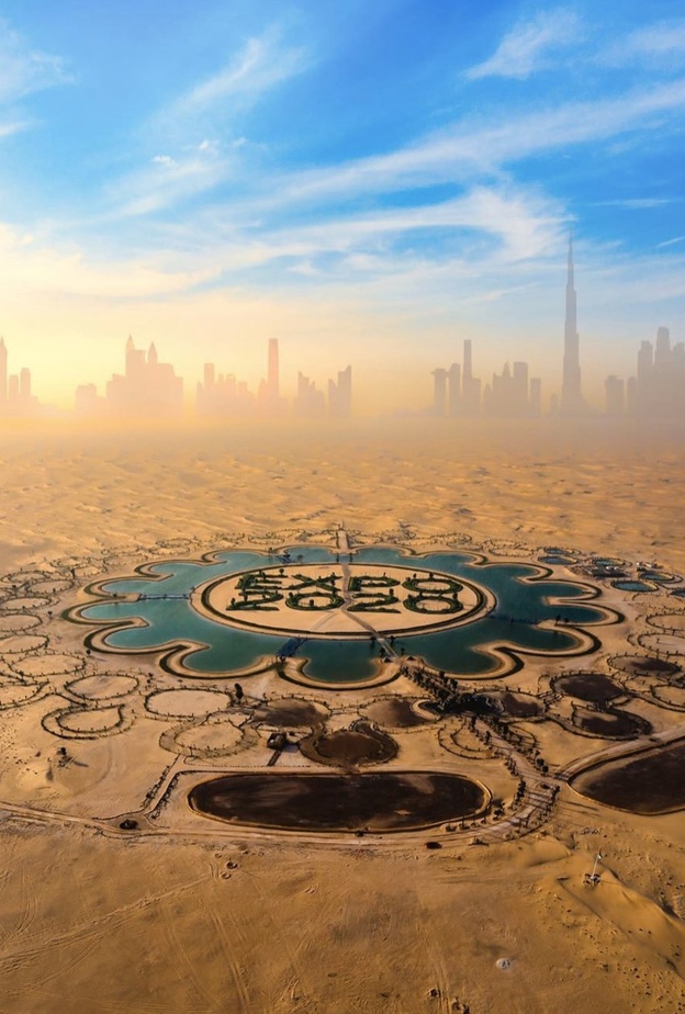 سحر الطبيعة في بحيرة إكسبو 2020- المصدر @Um_Reema7