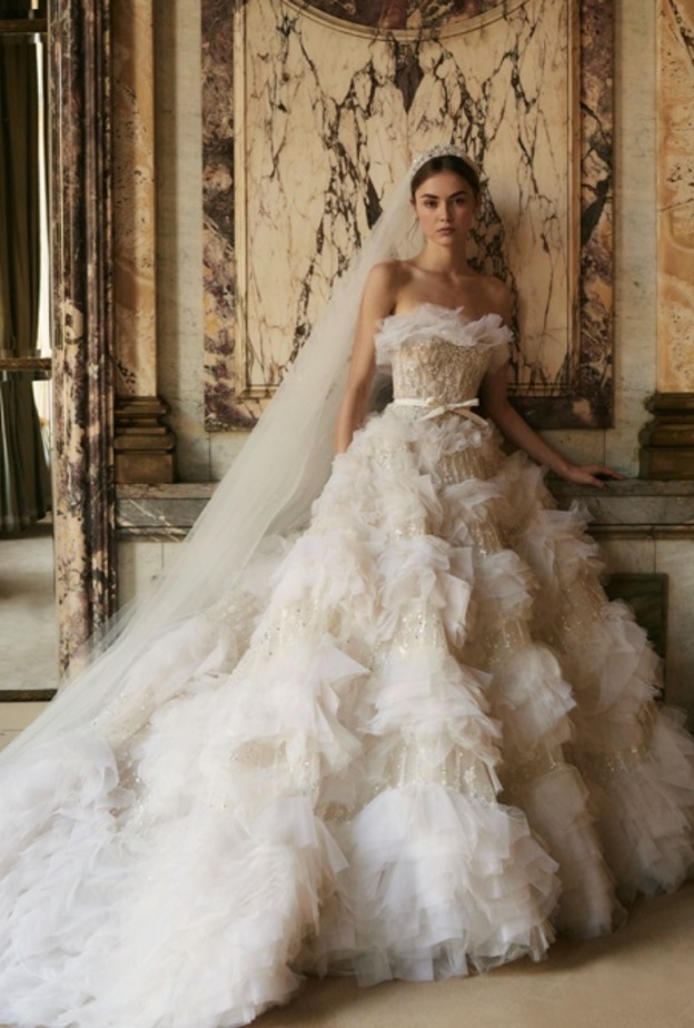 فساتين زفاف مطرزة@eliesaab