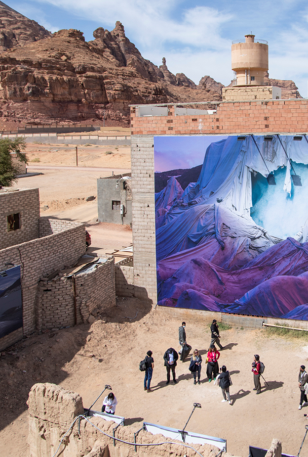 العلا تشهد انطلاق معرض "كورتونا أون ذا موف" خارج إيطاليا للمرة الأولى