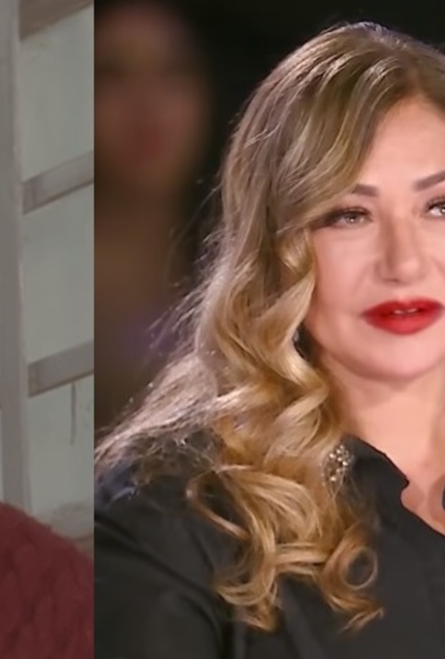 ليلى علوي تلتقي بمقدم البرامج يوسف عثمان