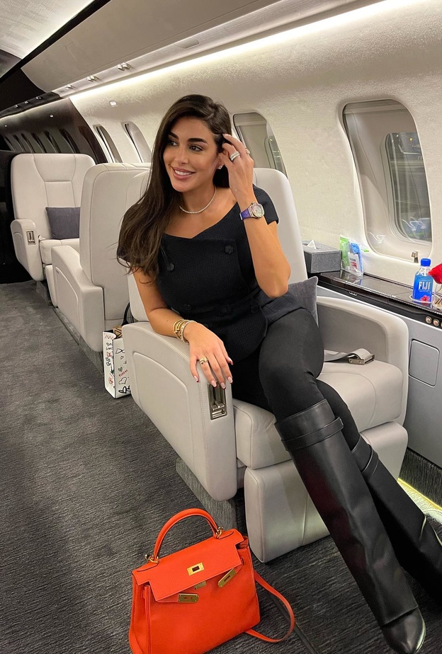 ياسمين صبري خلال سفرتها إلى نيويورك