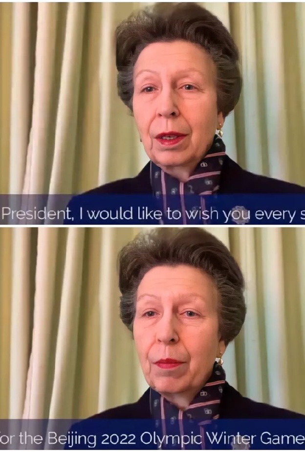 الأميرة آن توجه رسالة للبعثة الأوليمبية البريطانية