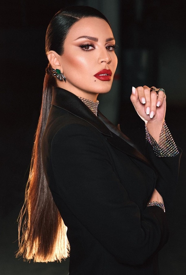 أمل بوشوشة في أحدث ظهور لها 