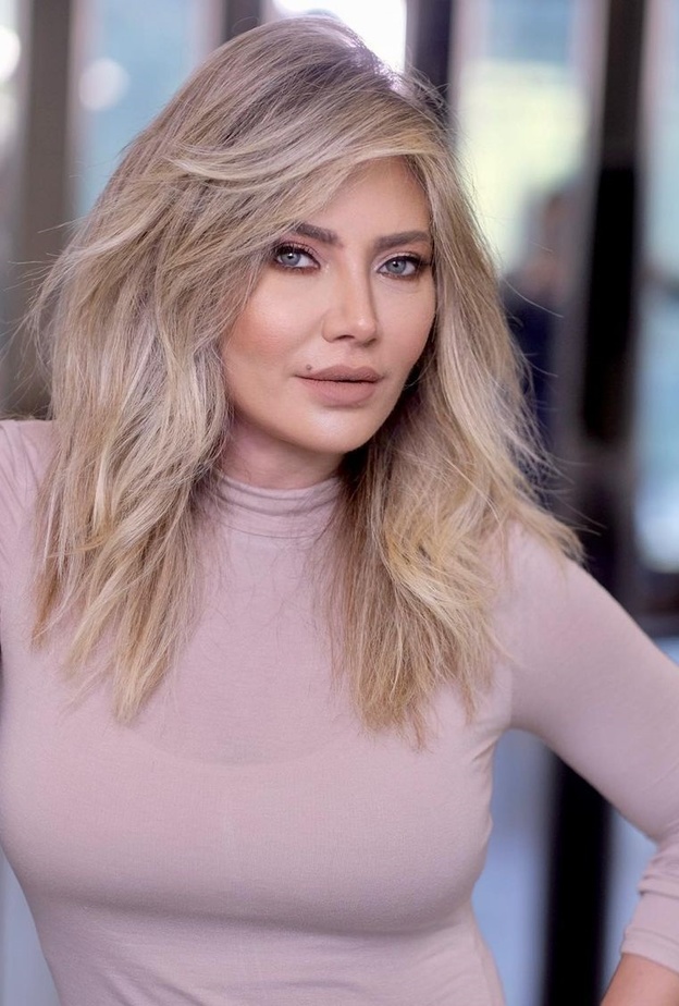 سلافة معمار تتألق بـ قصّة شعر جديدة تزامنا مع مناسبة عيد الحب 2022 