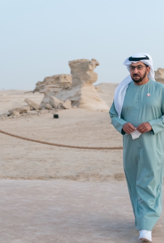 حمدان بن زايد يدشن "محمية كثبان الوثبة الأحفورية" بأبوظبي