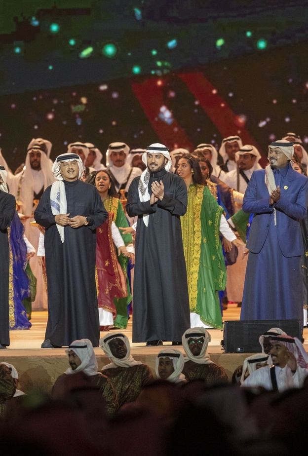 النجوم في أوبريت يوم التأسيس