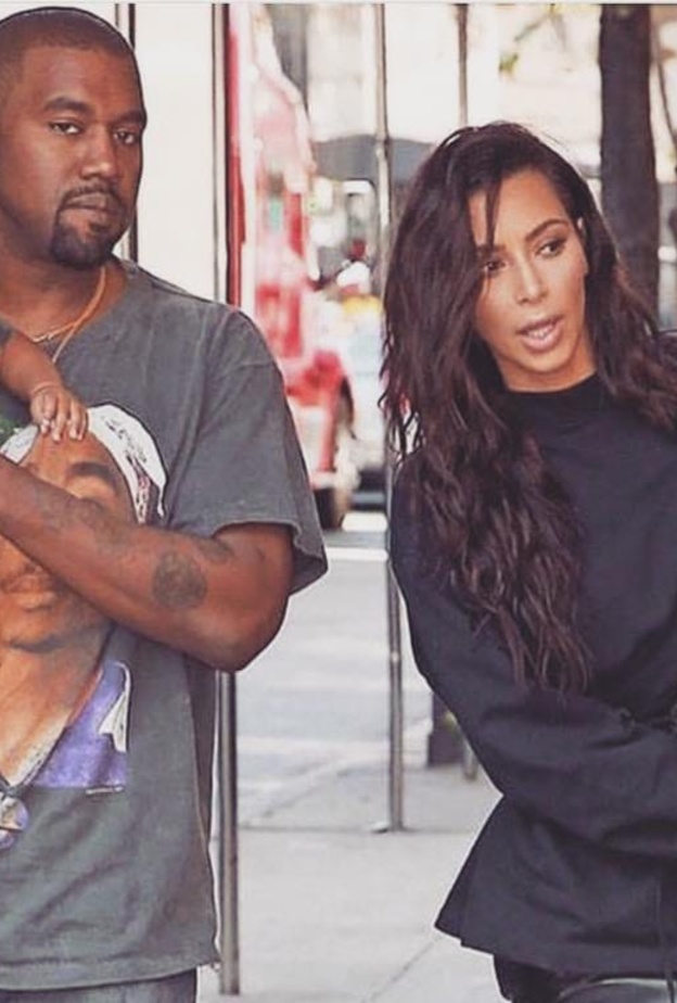 كيم كارداشيان وكاني ويست