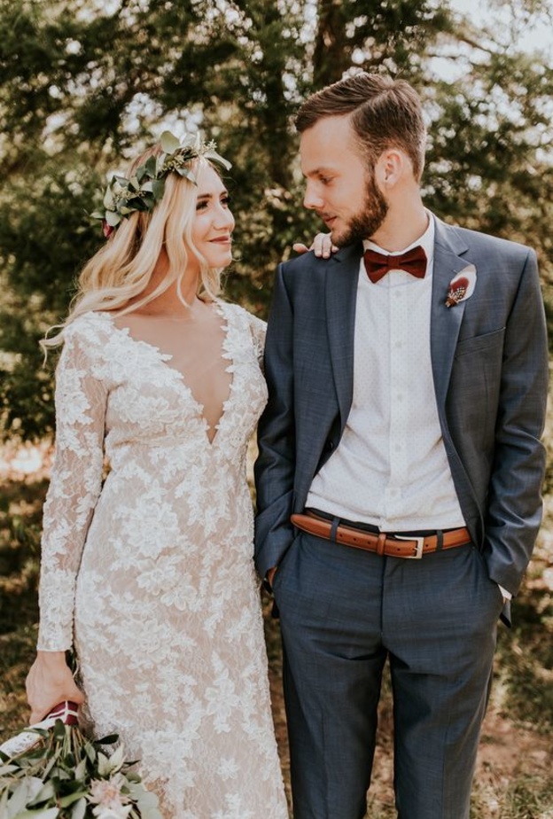 أفكار رائعة لحفلات الزفاف باللونين الأحمر والرمادي