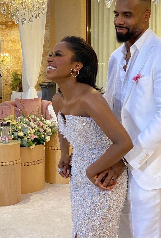 داليا مبارك وزوجها