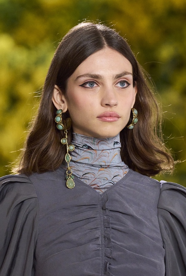 رسمات آيلاينر موضة شتاء 2022 بخطوط مترابطة من Ulla Johnson