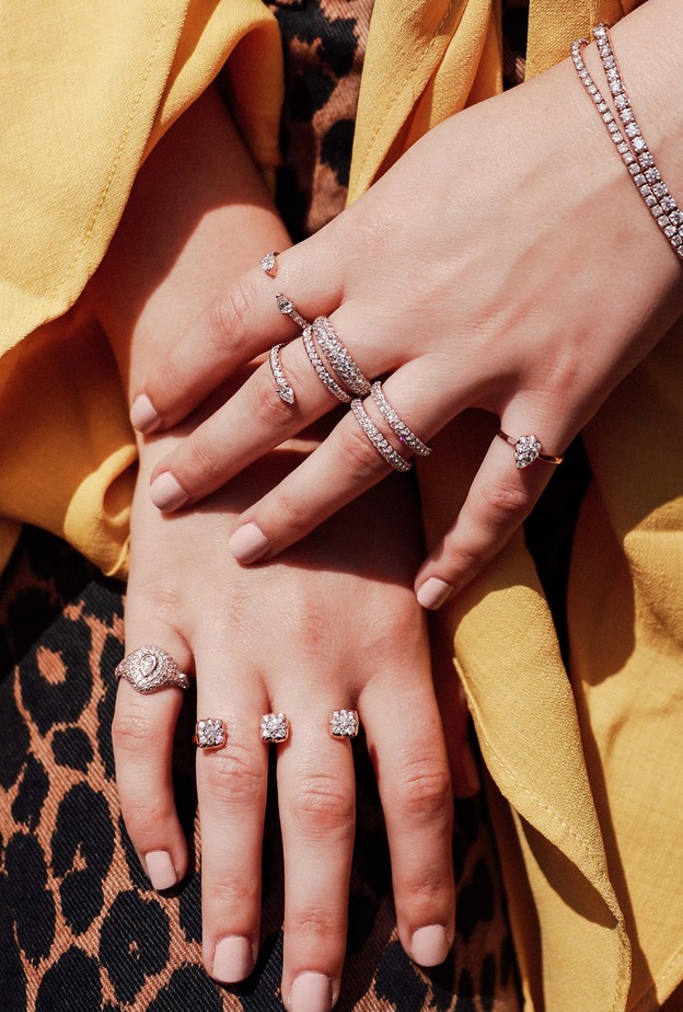 أروع تصاميم الخواتم المزينة بالأحجار الثنائية (1)