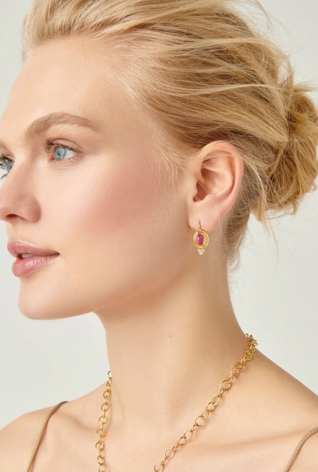 أقراط TEMPLE من Temple St. Clair