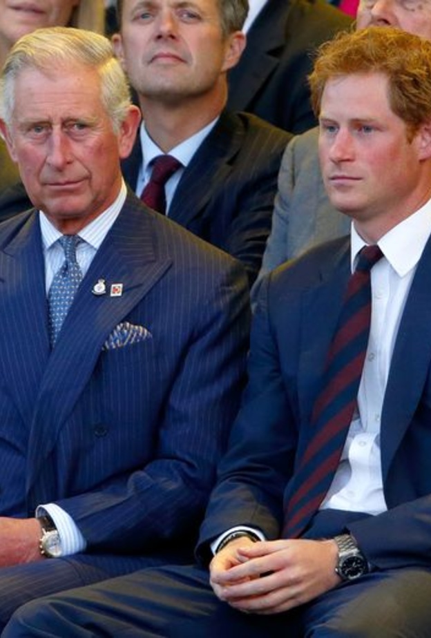 الأمير تشارلز  يعترف للأمير هاري  أنه ليس والده الحقيقي