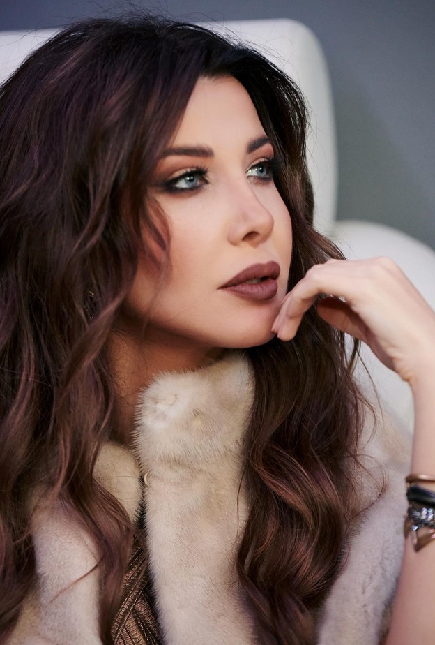 الوان صبغات شعر للعروس بنية بأسلوب نانسي عجرم