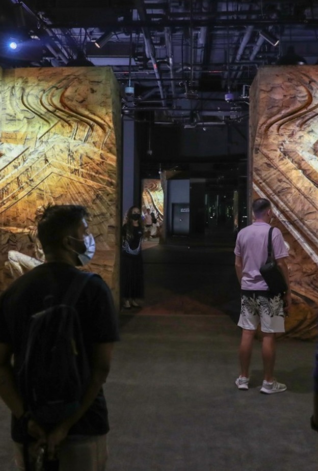 جناح لاتفيا في إكسبو 2020 دبي.. تجربة مشوقة وهمسات من وحي الطبيعة - المصدر وام 