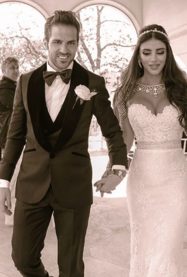 دانييلا سمعان تزوجت من فابريغاس- الصورة من انستغرام دانييلا