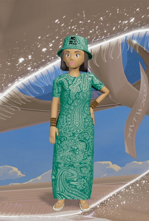 علامة Etro تستعرض تشكيلة ليكويد بيزلي ضمن فعالية أول أسبوع موضة في الميتافيرس