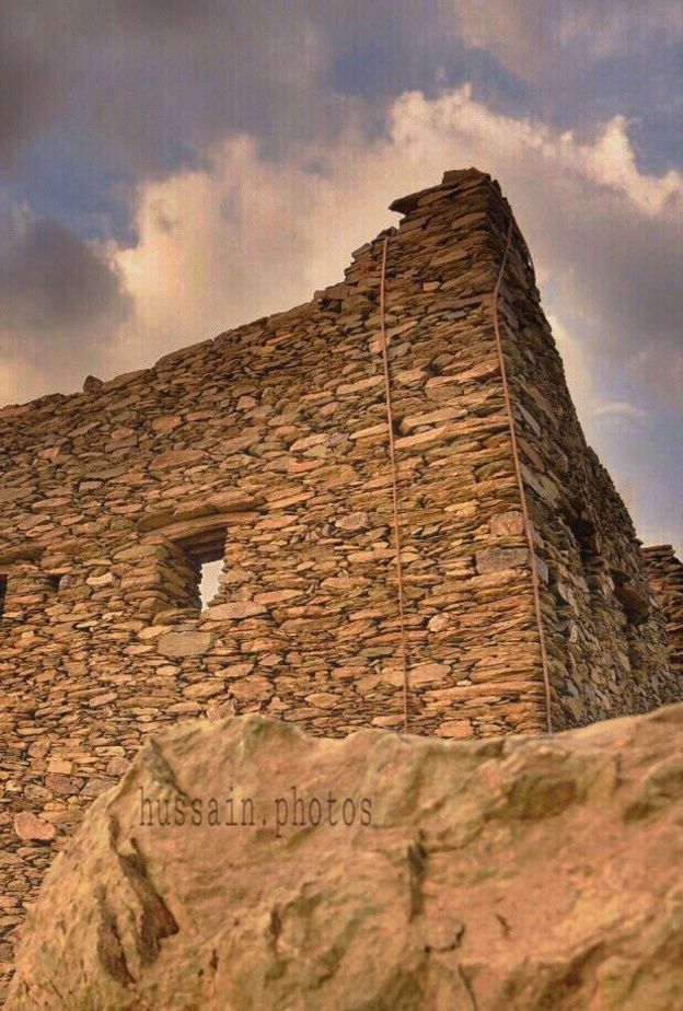 لقطة خلابة لحصن ماغص - المصدر @hussain38093586.