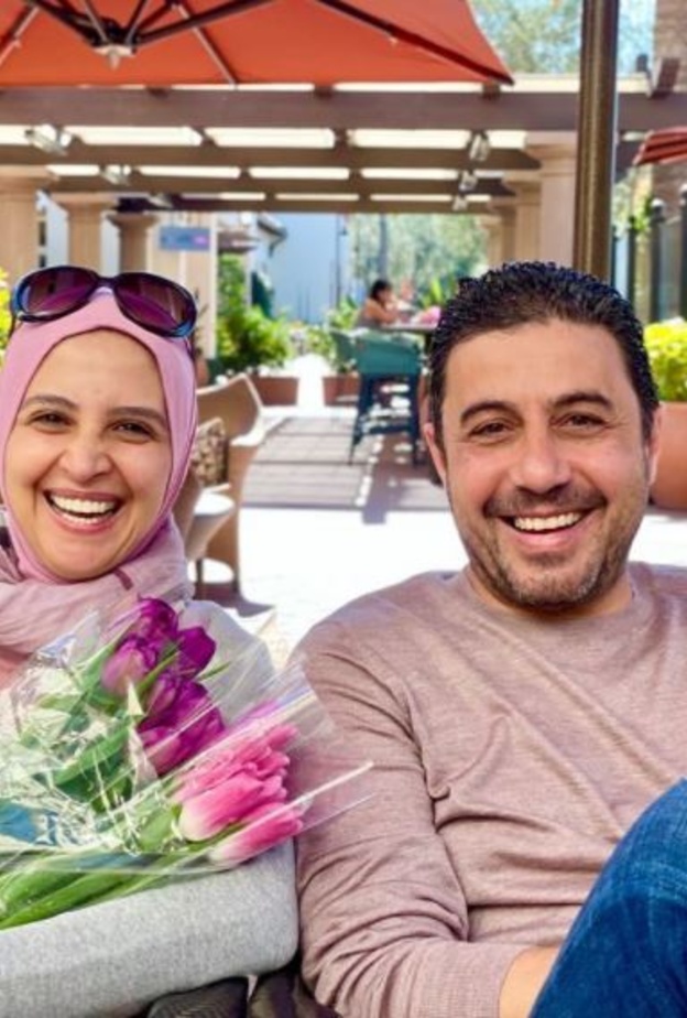 حنان ترك وزوجها 