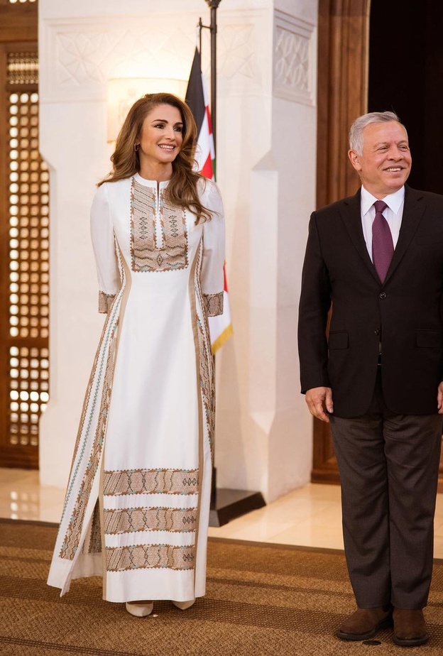 إطلالة الملكة رانيا