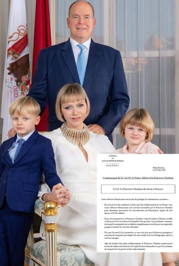 الأمير ألبرت يحتفل بعيد ميلاده بصحبة زوجته الأميرة تشارلين بعد عودتها إلى موناكو 