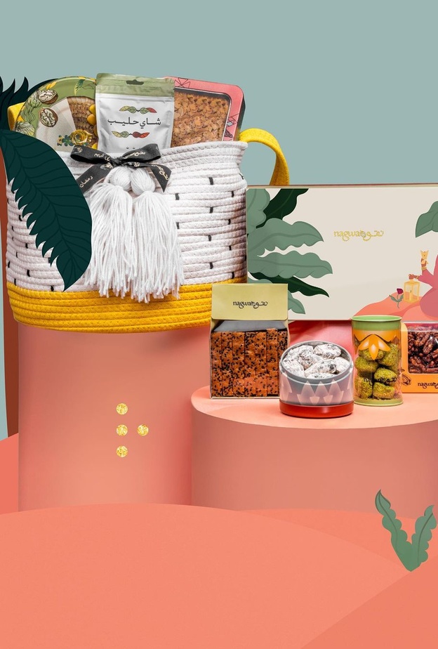 تعاون مميز بين الفنانة ايثار بالخير مع نقوة لتصميم نقصة رمضان