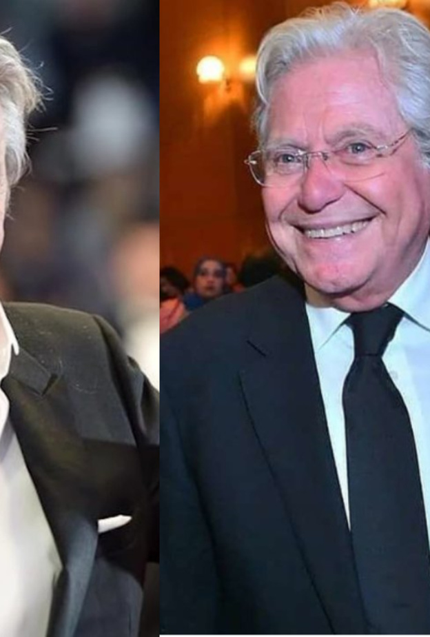 حسين فهمي وآلان ديلون