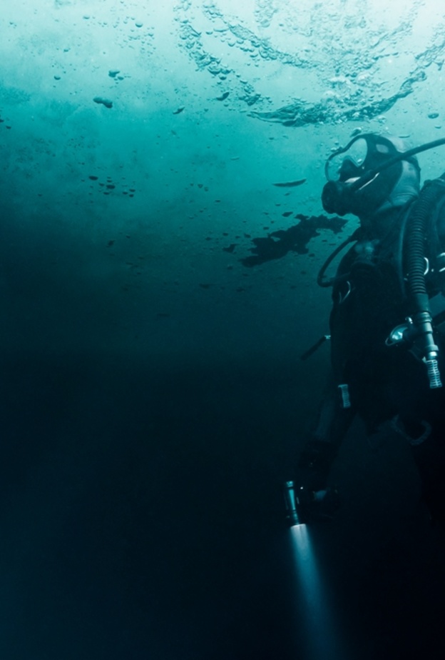 ساعة BR 03-92 Diver White اكتشاف المياه الجليدية