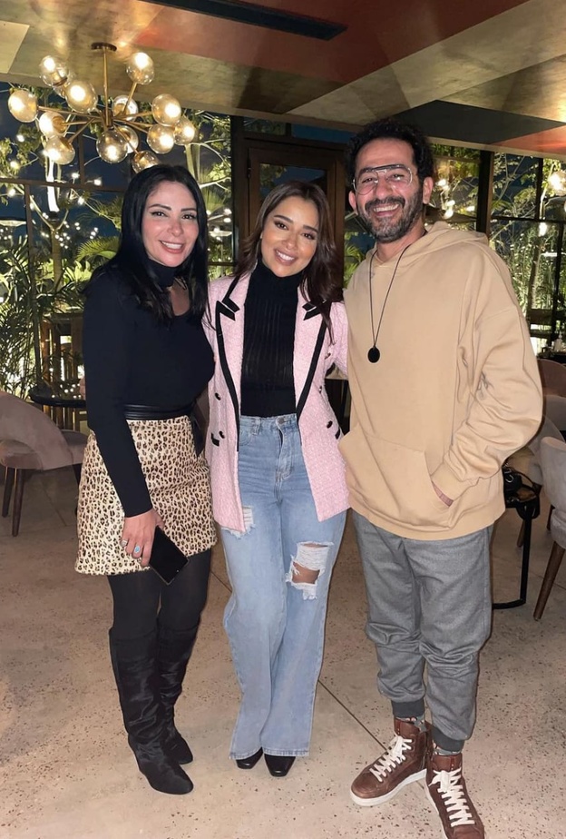 أحدم حلمي وبلقيس ومنى زكي