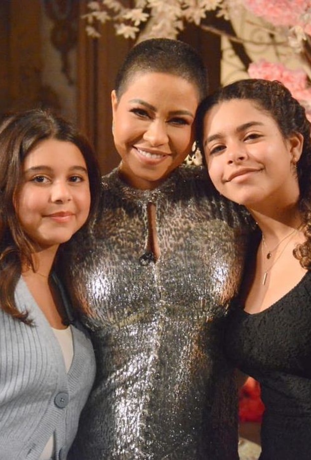 شيرين عبد الوهاب وابنتيها