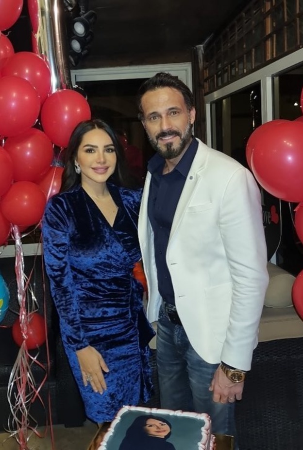 يوسف الشريف وزوجته